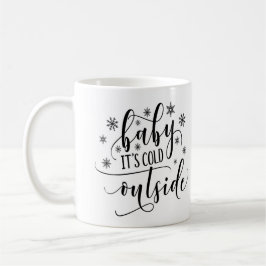 Caneca de Café Baby É Frio Lá Fora