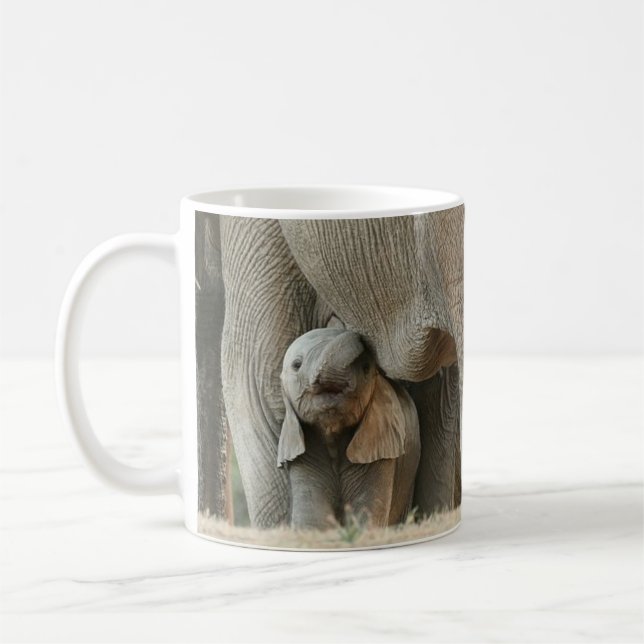 Caneca De Café Baby Elephant (Esquerda)