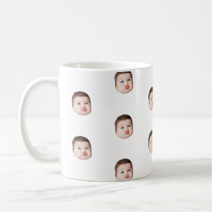 Caneca De Café Baby Face Mug, Taça Personalizada De Fotos Para Cr