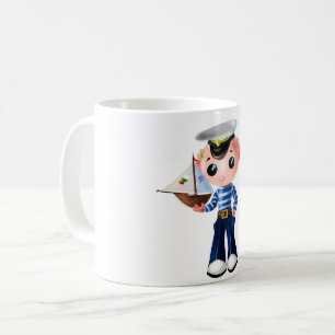 Caneca De Café Baby Mug com Little Sailey Boy