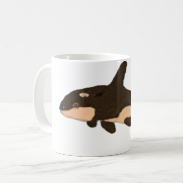 Caneca De Café Baby Orca (Frente Esquerda)