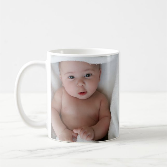 Caneca De Café Baby Photo Coffee Mug (Esquerda)