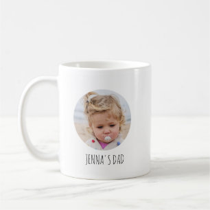 Caneca De Café Baby Photo Mug para Pai Personalizado