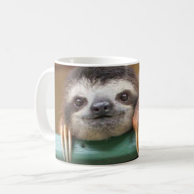 Caneca De Café Baby Sloth Mug (Frente Esquerda)