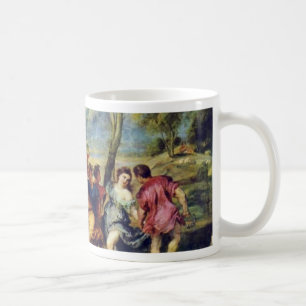 Caneca De Café Bacchanal em Andros após uma pintura