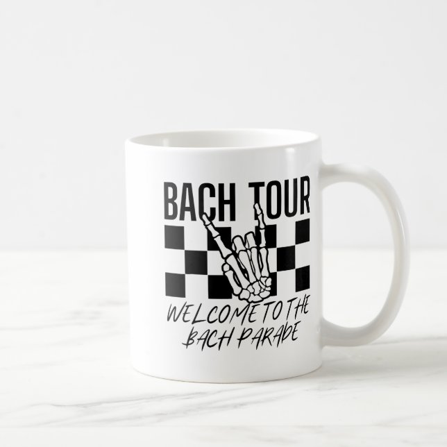 Caneca De Café Bach Tour Bem-Vindo À Bachel Gótica Bach Parade (Direita)