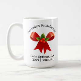 Caneca De Café Bachelorette Birth Mês Flor Holly Dezembro