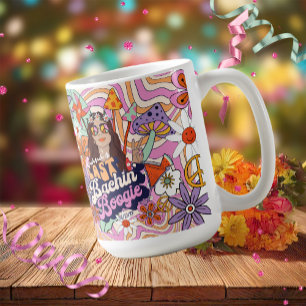Caneca De Café Bachelorette Groovy 70s Última Bachin' Boogie ID92