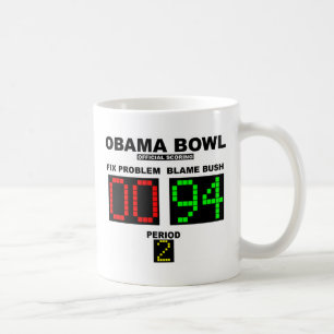 Caneca De Café Bacia de Obama - contabilização oficial