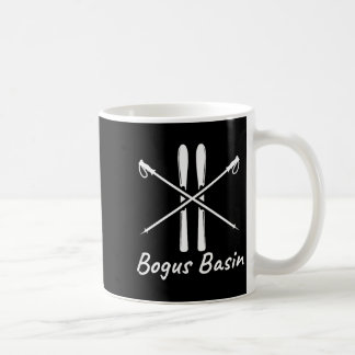 Caneca De Café Bacia falsa bastão de esqui de esquiador de esqui