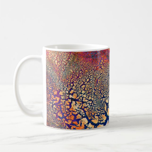 Caneca De Café backgroun texturizado altamente detalhado com abst (Esquerda)