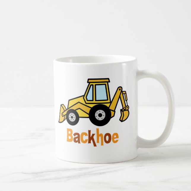 Caneca De Café Backhoe (Direita)