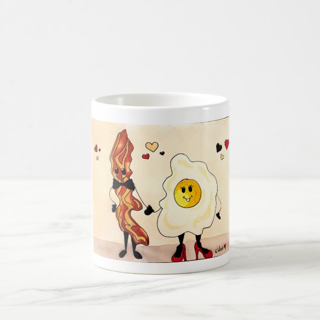 Caneca De Café Bacon e Ovos Mug (Centro)