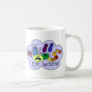 Caneca De Café Bactérias do amor