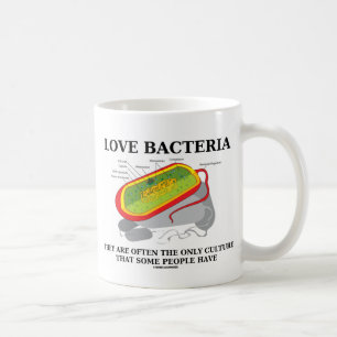 Caneca De Café Bacterias do Amor Muitas Vezes Apenas Cultura Algu