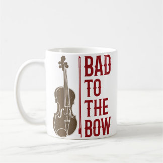 Caneca De Café Bad To The Bow Violin Player Violinist Orchestra M
