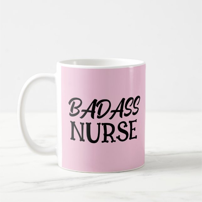 CANECA DE CAFÉ BADASS NURSE COFFEE MUG (Esquerda)