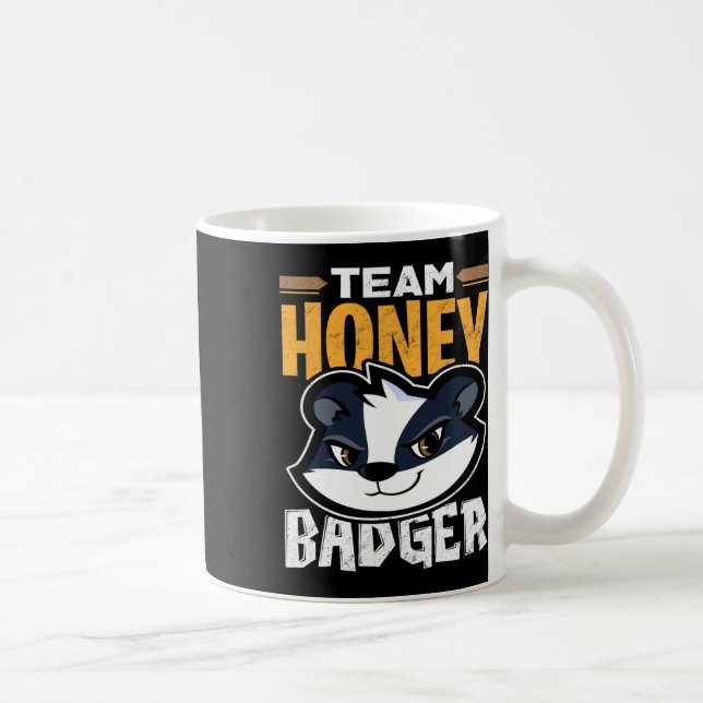 Caneca De Café Badger da Equipe - Presente do Amante de os animai (Direita)