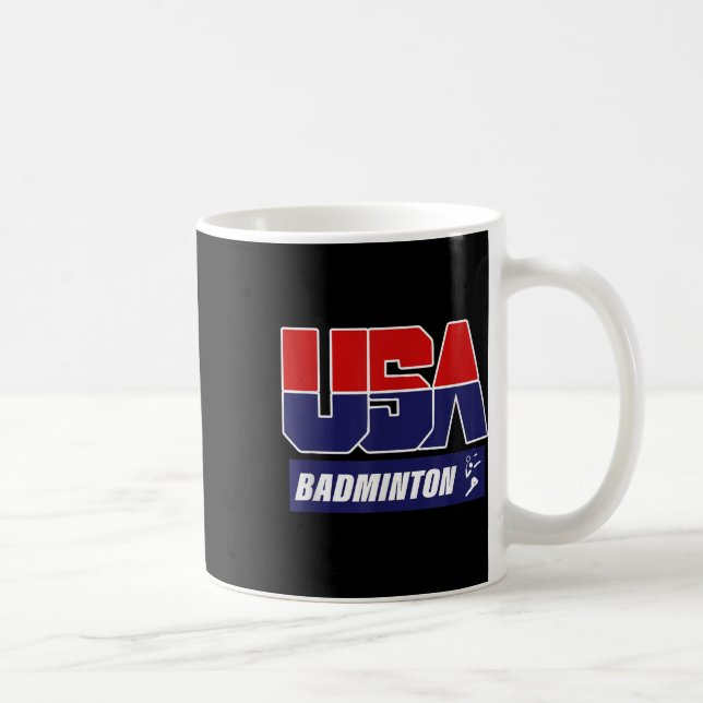 Caneca De Café Badminton 2021 EUA  (Direita)