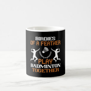Caneca De Café Badminton - Birdies of a feather