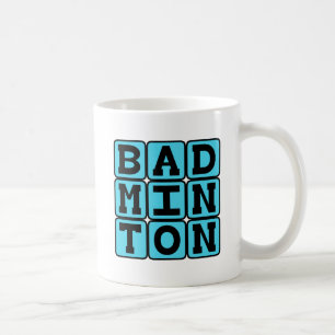 Caneca De Café Badminton, Esporte de Raquete