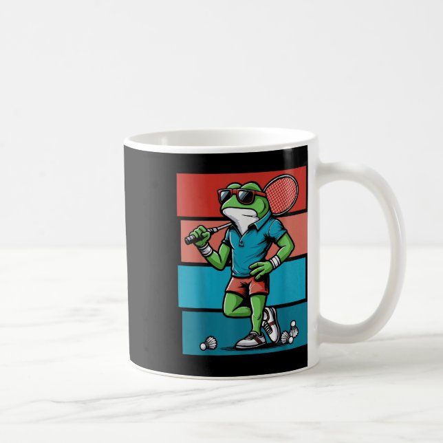 Caneca De Café Badminton Frog Shuttle Poona  (Direita)