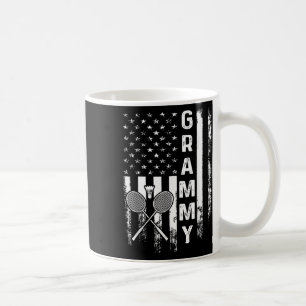 Caneca De Café Badminton Grammy Bandeira Americana Vintage Natal