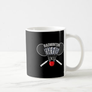Caneca De Café Badminton Graphic Badminton Player Shuttle Sports