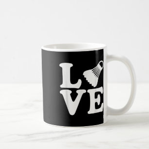 Caneca De Café Badminton Love