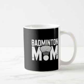 Caneca De Café Badminton Mom Retro Women Badminton Lover Mommy Mo