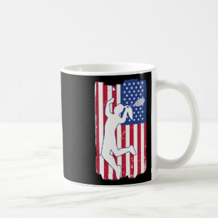 Caneca De Café Badminton Player Badminton Usa Team Treinador Amer