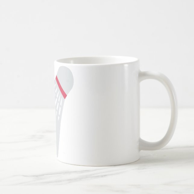 Caneca De Café Badminton Shuttlecock (Direita)
