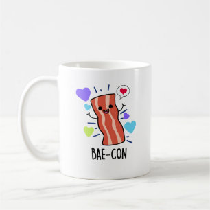 Caneca De Café Bae-con Funny Bacon Pun
