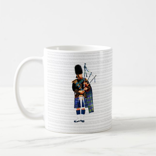 Caneca De Café Bag Piper com Music Mug (Esquerda)