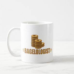 Caneca De Café Bagel engraçado, padaria