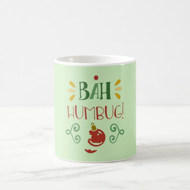 Caneca De Café Bah Humbug w/Red Bauble (Centro)