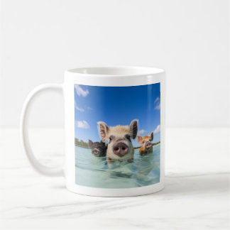 Caneca De Café Bahamas Nadação Pig 2025 Cartão de Férias