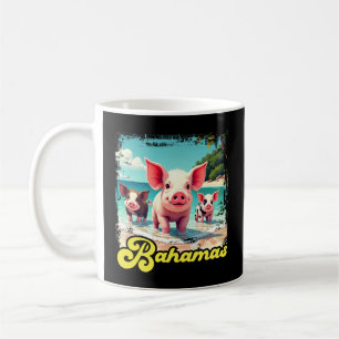 Caneca De Café Bahamas Nadando Suínos - Exuma Pig Beach Adventure