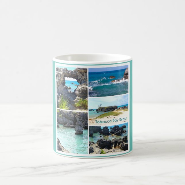 Caneca De Café Baía de Cigarro Praia, Bermudas (Centro)