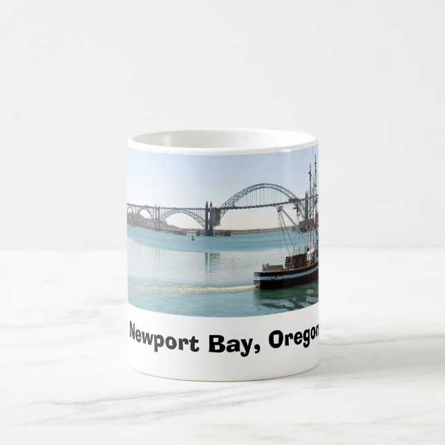 Caneca De Café Baía de Newport, Oregon (Centro)