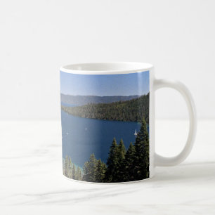 Caneca De Café Baía esmeralda, Lake Tahoe, Califórnia, EUA