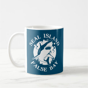 Caneca De Café Baía Falsa De Seal Island - Mergulho De Scuba Com