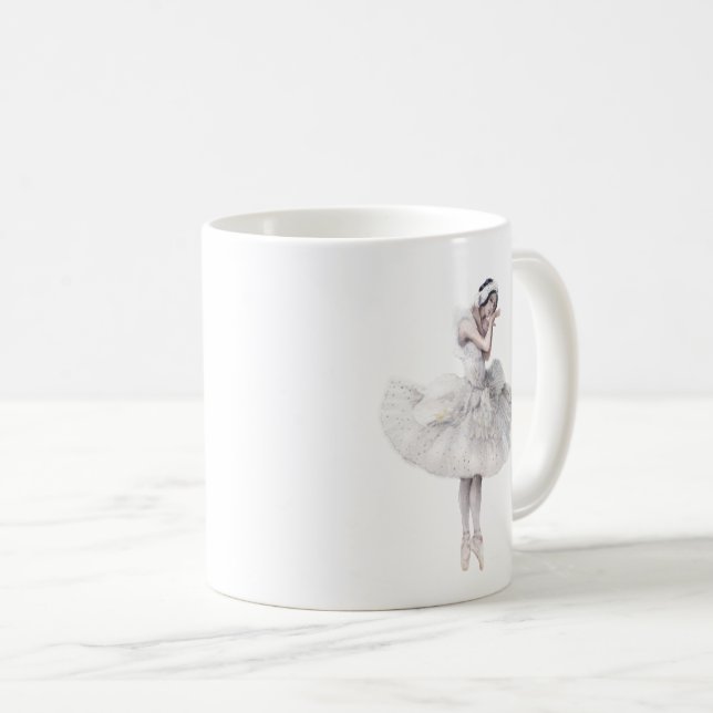 Caneca De Café Bailarina dançando (Frente Esquerda)