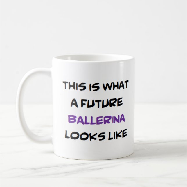 Caneca De Café bailarina, futuro (Esquerda)