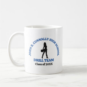 Caneca De Café Bailarina Personalizada da Equipe de Dança do Ensi