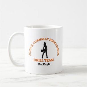 Caneca De Café Bailarina Personalizada da Equipe de Dança do Oran