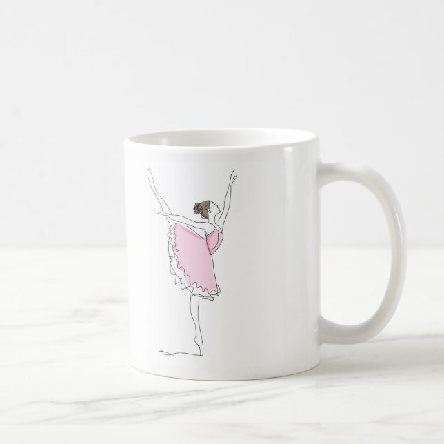 Caneca De Café Bailarina //sem dança o que é o pointe? (Direita)