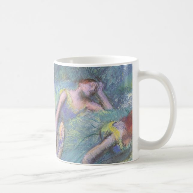 Caneca De Café Bailarinas nos Bastidores de Edgar Degas (Direita)
