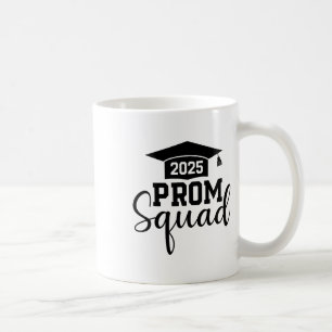 Caneca De Café Baile de formatura Squad 2025 Formando Funny Cl De
