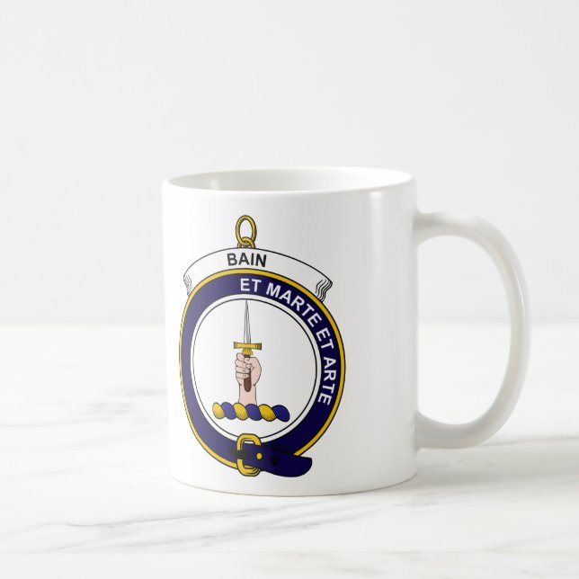 Caneca De Café Bain - o clã Crest (Direita)